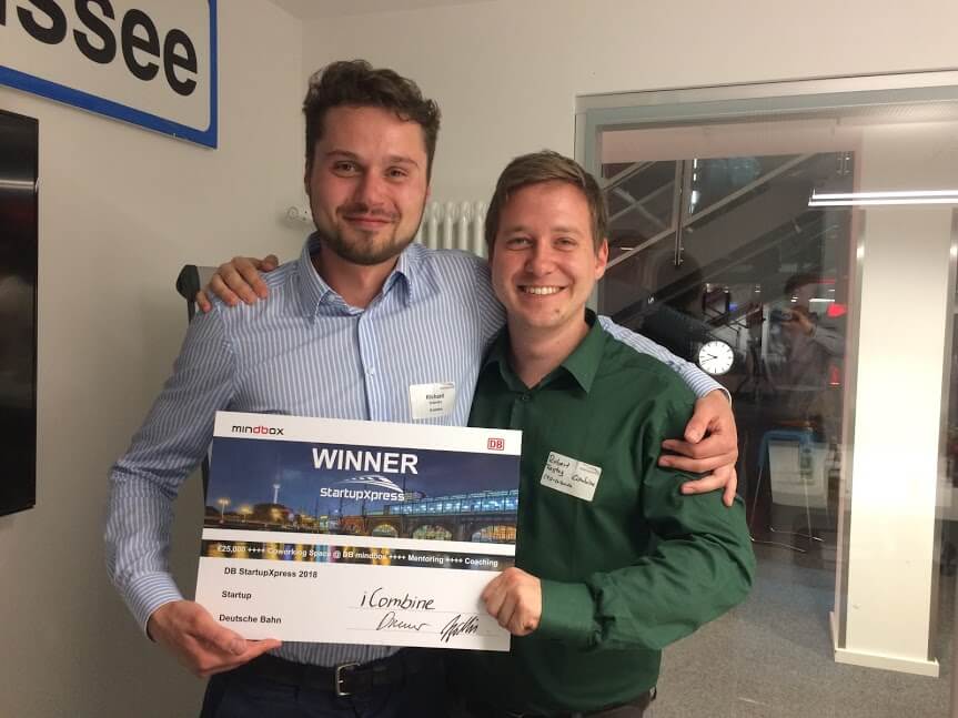 iCombine wins StartupXpress 2018 and teams up with Deutsche Bahn